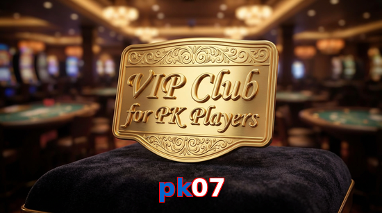 Main screen of Pk07 vip page for PK players